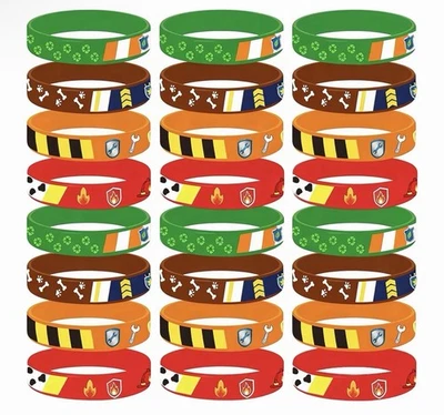 Paw Patrol Party Favors Birthday, 24 Peças Pulseiras de Silicone, para Bolsas de Guloseimas - Imagem 1 de 3