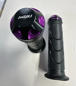 Motorrad Gy6 7/8 Lenkergriffe Griffabdeckung Gummi rutschfest lila Chuma Tank - Bild 1 von 4