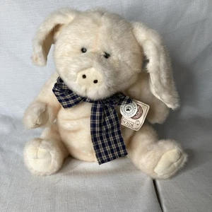 BOYDS Collection Ltd. Willie B. Bacon Pig Plush Pre-Owned Sits 11” - Picture 1 of 7