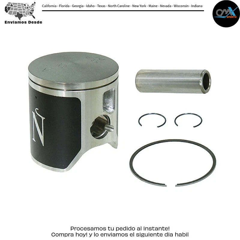 PISTON KIT SCEM COMPOSITE CYL 53.94/STD 11:1  Suzuki RM125 1989-2000 — 第 1/1 张图片