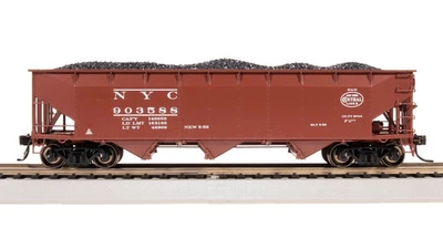 Tolva triple Broadway Limited escala 7376 HO NYC AAR 70 toneladas (paquete de 4) Foto 1 de 4