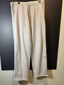 AIR JORDAN MENS SWEATPANTS GRAY GREY JUMPMAN LOGO SIZE XL DRAWSTRING - Picture 1 of 12