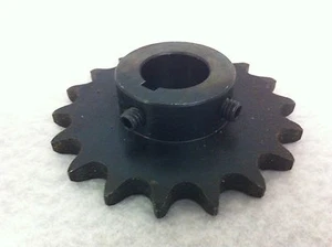 50 Chain 18 tooth 1" Bore Gear Sprocket Part # 50B18-1B 1/4 Key Away Garage Door - Picture 1 of 3