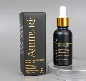 Ammuri Pure 2,5% Retinol Serum - Skin Repair, Wrinkle Reducer, Nourishing - 30ml - Bild 1 von 2