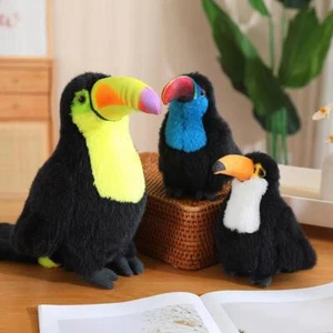 Almohada Animal Pájaro Felpa Algodón Moderno Multicolor Pequeño Terciopelo Sólido Suave Decoración - Imagen 1 de 28