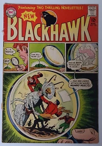 BLACKHAWK #199 (F/VF) 1964 "THE ATTACK of the MUMMY ANTS!" SILVER AGE DC COMICS - Picture 1 of 18