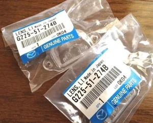 Mazda RX-7 FD3S Rear License Plate Lamp Light Lens Set G225-51-274B GENUINE JDM - Bild 1 von 8