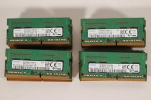 Lot of 20 Samsung 4GB PC4-17000 DDR4-2133MHz 260-pin Laptop Memory HP 798036-001