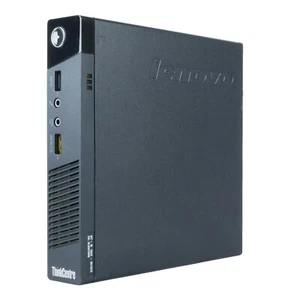 Lenovo ThinkCentre M93 Tiny Intel i5-4670T 2.3GHz 16GB 256GB SSD Windows 10 Pro - Bild 1 von 3