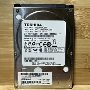 Toshiba MQ01ABD050 - 500 GB 2.5" - 5.4K SATA II - w/FRAME - Laptop Hard Drive - Picture 1 of 16