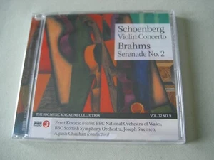 SCHOENBERG Violin Concerto/BRAHMS Serenade No. 2 new sealed 2024 BBC CD album - Picture 1 of 2