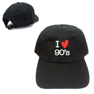 Novelty Design New I LOVE 90's 100% Cotton Baseball Cap Unique Hat - Picture 1 of 1