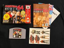 Fighting Force 64 (Nintendo 64, 1999) Box Manual Tattoos Complete CIB N64