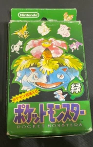 Pokemon Playing Card Poker Green Deck Japanese Venusaur 1996 - Picture 1 of 6