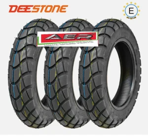 KIT 3 GOMME PNEUMATICI COPERTONI RINFORZATI 100/90/10 PIAGGIO APE 50 TMP - Imagen 1 de 3