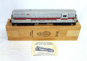 Postwar Lionel 2321 Lackawanna F-M Trainmaster Diesel~w/Nice OB & Instructions