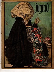 1901 Jugend #52 Dez 11 Deutscher Jugendstil - Weihnachten; Die sieben Zwerge; Höß - Bild 1 von 1