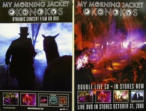 MY MORNING JACKET 2006 okonokos 2 sided promo poster Flawless NEW old stock - Picture 1 of 1