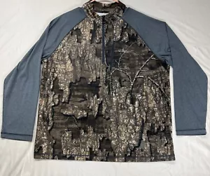Habit Realtree Timber1/4 Zip Performance Layer Long Sleeve Shirt Men’s Size XL - Picture 1 of 9