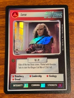 2000 Decipher Star Trek Reflections Lursa Used Free Shipping - Image 1 of 2