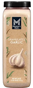 Member’s Mark Granulated Garlic, 26 Ounce - Bold Flavor & Versatile Seasoning - Picture 1 of 2