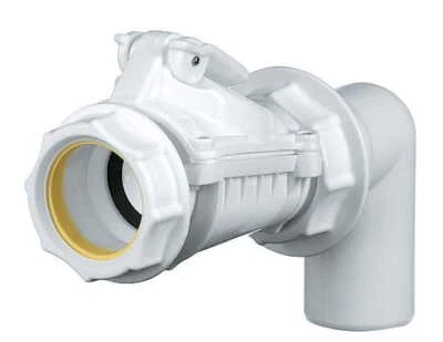 Rückstauverschluss Rückstauklappe  50 typ C weiss, Rattenschutz Rohrklappe - Bild 1 von 4