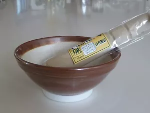 Japanischer 6"D Keramik Mörser SURIBACHI Schüssel mit SURIGOKI Stößel/Made in Japan - Bild 1 von 4