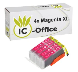 4 XL CLI 551 magenta Chip Patrone Tinte CANON IP7250 MG5450 MG6450 MX725 MX925 - Bild 1 von 2