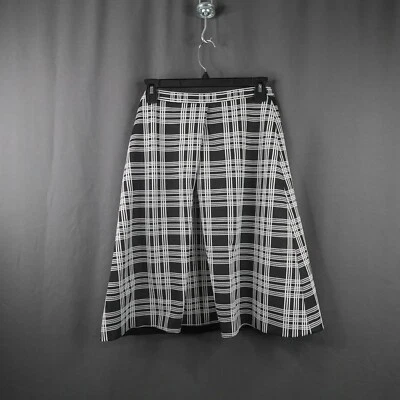 Falda Classiques Entier Mujer 4 Negra Cuadros Caja Plisada Preppy Academia Retro Y2K Foto 1 de 4