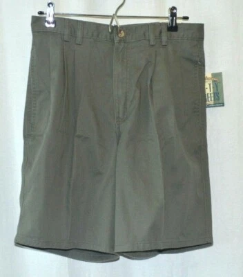 Pantalones Cortos Plisados City Streets Colección Informal Gris 100% Algodón Para Hombre Talla 31 Nuevos con Etiquetas Foto 1 de 3