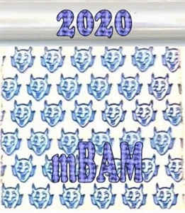 100 PACK BLUE DEVILS 2020 Apple Zip Baggies 2.0x2.0" Mini POLYBAGS DEVIL - Picture 1 of 12
