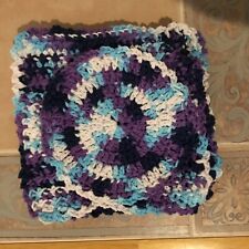 Set of 5 Hand-Crochet Cotton Dish/Wash Cloths - MOONDANCE