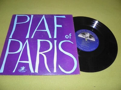 Edith Piaf - Piaf Of Paris / Chansons 1955 USA 10" LP EX / Sous Le Ciel De Paris - Image 1 of 2