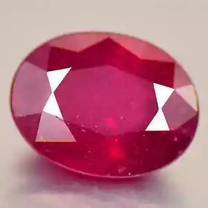 2.36 cts Natural Oval-cut Pinkish-Red VS Ruby (Africa) - Picture 1 of 10