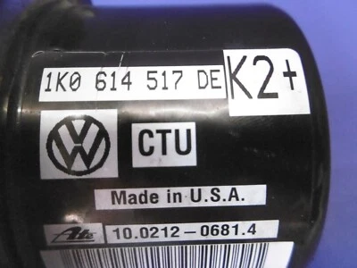 Audi VW Skoda Seat Pompa ABS Controllo Modulo 1K0907379BJ 1K0614517DE - Image 1 of 4