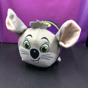 Chuck E Cheese Plush Stuffed 7" ( 9" with tail) - Picture 1 of 6