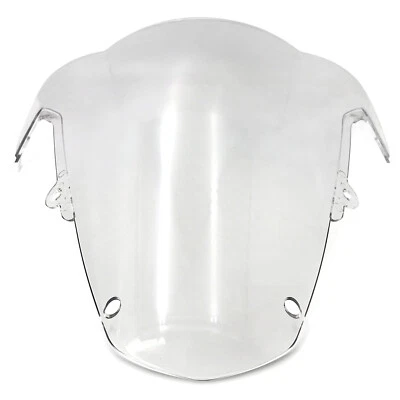 Clear DOUBLE BUBBLE TRANSPARENT WINDSCREEN SHIELD FOR 2003-2004 SUZUKI GSXR1000 - Image 1 of 2