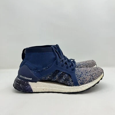 Adidas UltraBoost X All Terrain ATR Navy Blue Gray High Shoes Women's Size 10 Foto 1 de 4