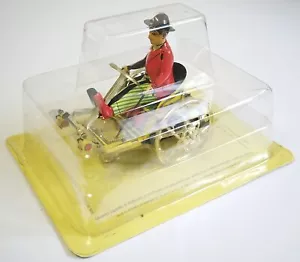 Paya Giochi di Latta Charlot su Triciclo Riproduzione Wind-Up Tin Toy RBA Fabbri - Imagen 1 de 3