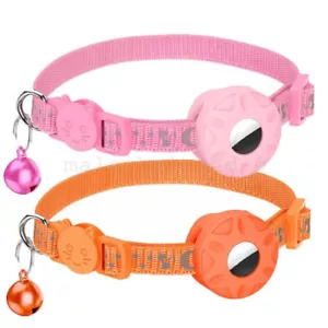 Cat Dog Collar Pet Collar Case AirTag Anti-lost GPS AirTag Reflective Waterproof - Picture 1 of 19