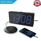 Super Loud Alarm Clock with Bed Shaker, Vibrating Alarm Clock for Heavy Sleepers