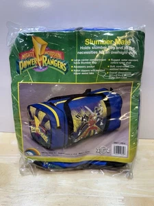 Bolso de Lona Pequeño Power Rangers 1993 De Colección Estuche de Transporte Saban Slumber Mate Nuevo - Imagen 1 de 2