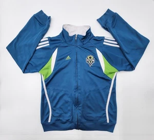 ADIDAS SEATTLE SOUNDERS FC ZIP UP TRACK JACKET YOUTH L 14 - Picture 1 of 21