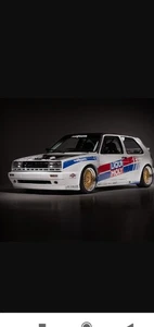 Modellino Volkswagen Golf  Rally MK2 Tuning in plastica Scala 1: 24 Rosso   - Foto 1 di 1