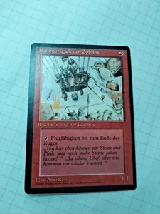 MTG Goblin Balloon Brigade (Ballonbrigade der Goblins) FBB German Miscut Regular - Picture 1 of 3
