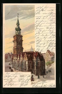 Künstler-AK Otto Hammel: Hannover, Aegidienkirche 1901 - Picture 1 of 2