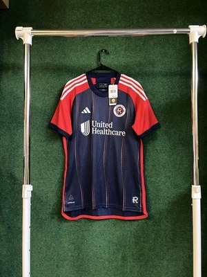 New With Tags Adidas New England Revolution Soccer Jersey Size L Retail $150 - Image 1 of 4
