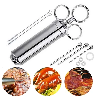 Fleischspritze, Marinierspritze, Bratenspritze,PöKelspritze, Fleisch Spritzen,DE - Bild 1 von 4