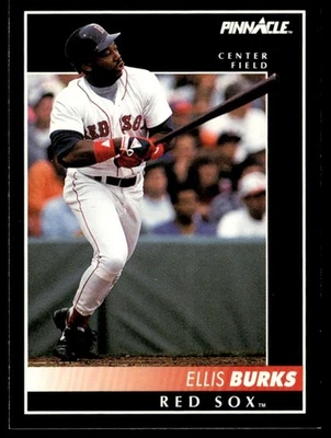 1992 Pinnacle Ellis Burks Boston Red Sox #26 - Image 1 of 2