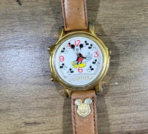 Loris Mickey Mouse Musical Wrist Watch Analog Untested. As Is. DISNEY - Picture 1 of 6